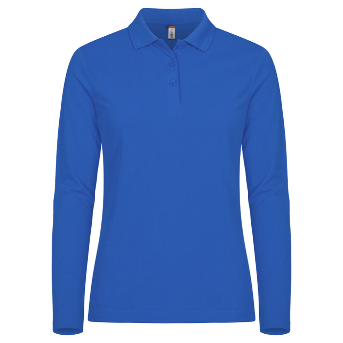 Clique Manhattan Women L/S Polo 28253 - kobalt