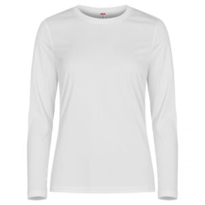 Clique Basic Active-T Women LS 29041 - wit