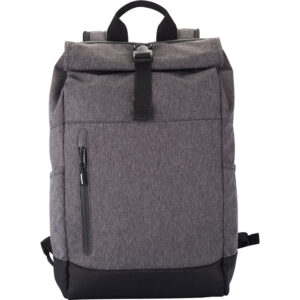Clique Roll-Up Backpack 40220 - antraciet melange
