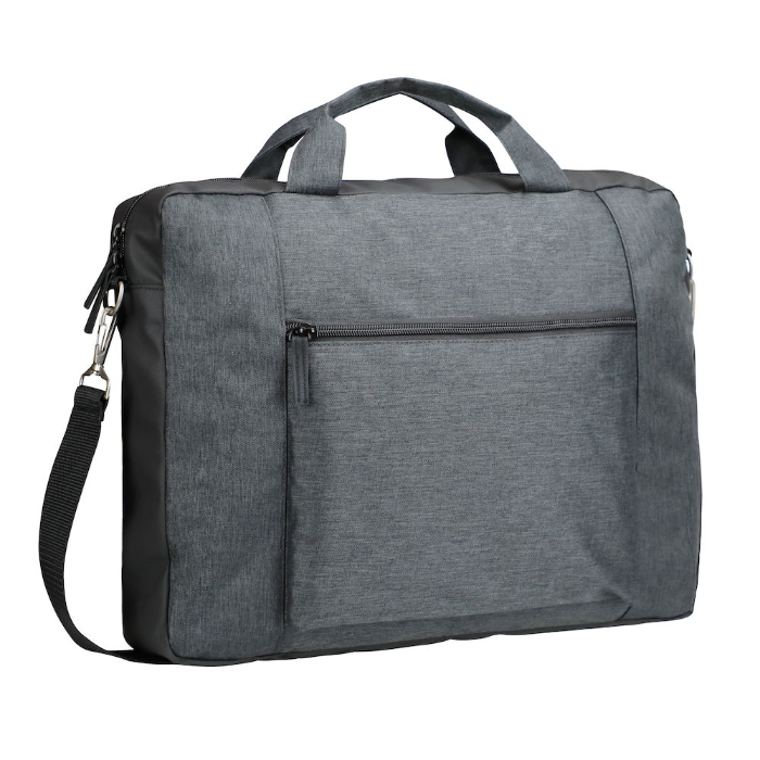 Clique Prestige Briefcase 40313 - antraciet melange