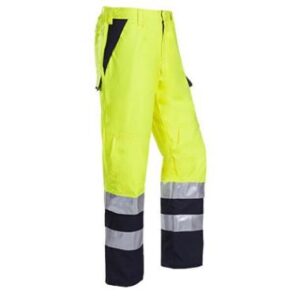 Sioen 022v Matour broek - fluo geel/marineblauw