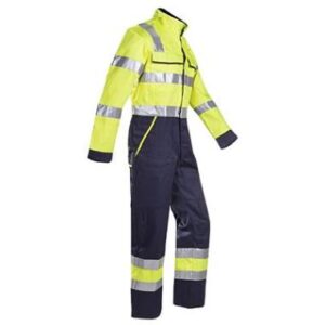 Sioen 018V Autun overall - fluo geel/blauw