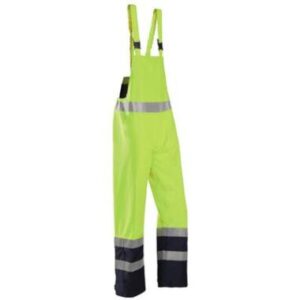 Sioen 6133 Brisbane Amerikaanse overall - fluo geel/marineblauw