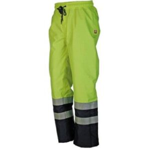 Sioen 5729 Gladstone broek - fluo geel/marineblauw