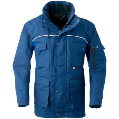 HAVEP 4286 parka - marineblauw/korenblauw