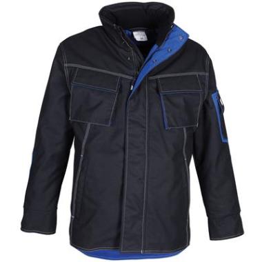 HAVEP 50068 parka - zwart/korenblauw