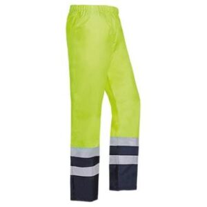 Sioen 799Z Norvill broek - fluo geel/marineblauw