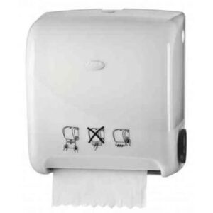 Autocut handdoek dispenser - wit