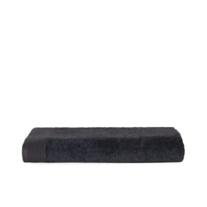 The one Klassieke Strandhanddoek 100 x 180 cm T1-100 borduren - Anthracite
