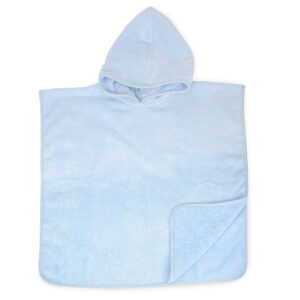 The one Babypancho 55 x 55 cm T1-Babyponcho borduren - Light Blue