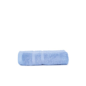 The one Bamboe Handdoek 50 x 100 cm T1-Bamboo50 borduren - Aqua Azure