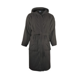 The one Badjas Hooded T1-BH borduren - Anthracite