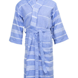 The one Hamam Badjas T1-Hambath borduren - Blue/White