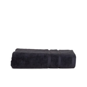 The one Ultra Luxe Badhanddoek 70 x 140 cm T1-Ultra70 borduren - Anthracite