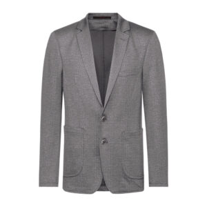 Greiff H jersey colbert RF Casual 1139-2150 - glencheck lichtgrijs