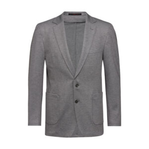 Greiff H jersey colbert RF Casual 1139-2155 - lichtgrijs melange