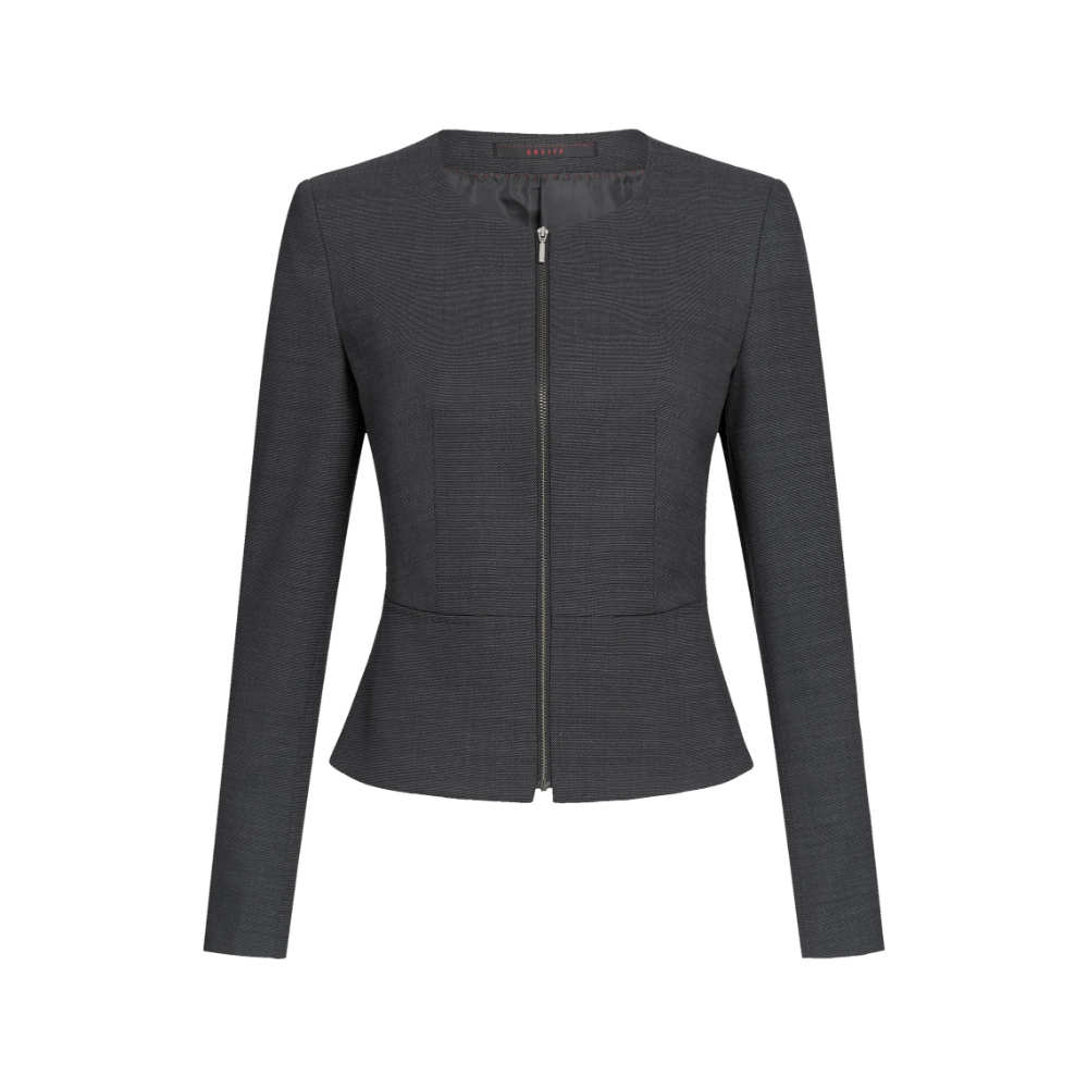 Greiff D korte blazer SF Modern 37.5 1427-2810 - pinpoint zwart