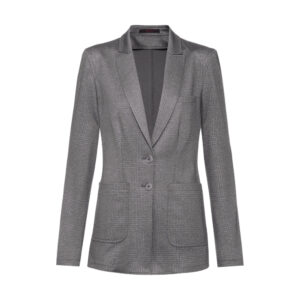 Greiff D jersey lange blazer RF Casual 1449-2150 - glencheck lichtgrijs