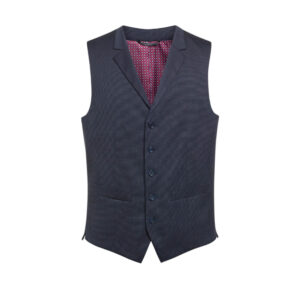 Brook Taverner Proteus Waistcoat 1449 - Navy P/Dot