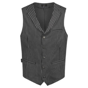 Greiff H gilet RF Service 1609-1800 - zwart/wit strepen