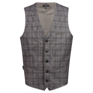 Greiff H gilet RF Service 1617-2745 - glencheck blauw