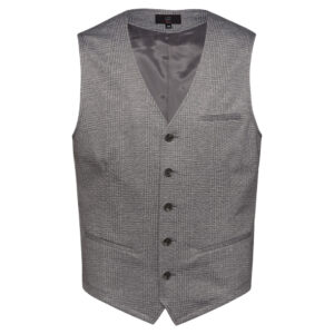 Greiff H jersey gilet RF Casual 1631-2150 - glencheck lichtgrijs