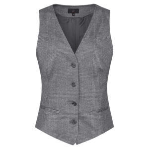 Greiff D jersey gilet RF Casual 1722-2150 - glencheck lichtgrijs
