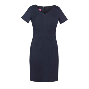 Brook Taverner Portia Dress 2274 - Navy P/Dot