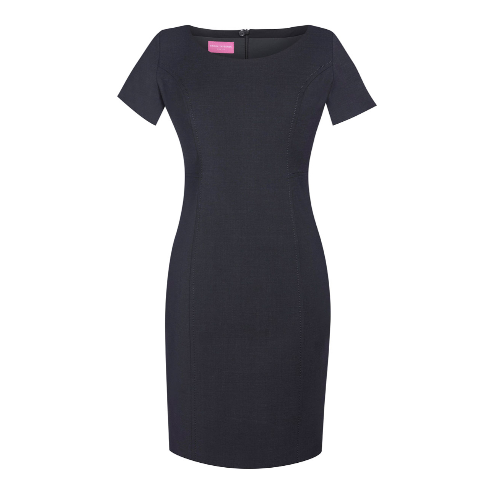 Brook Taverner Teramo Dress 2289 - Charcoal