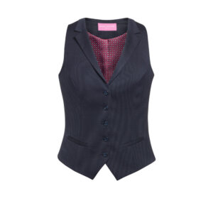 Brook Taverner Larissa Waistcoat 2293 - Navy P/Dot