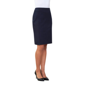 Brook Taverner Lyon Straight Skirt 2329 - Navy