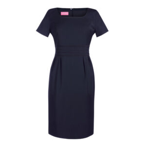 Brook Taverner Bordeaux Dress 2347 - Navy
