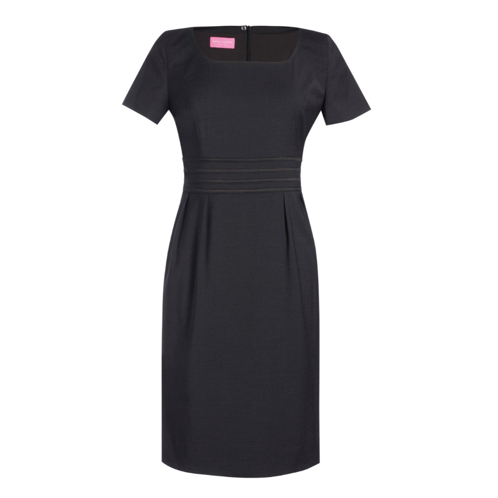 Brook Taverner Bordeaux Dress 2347 - Charcoal