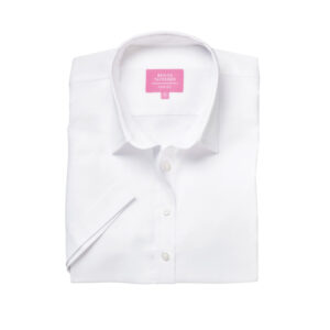 Brook Taverner Hamilton Ladies' S/S Blouse 2360 - White