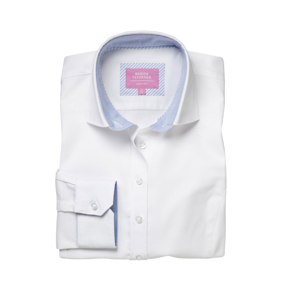 Brook Taverner Mirabel Ladies' L/S Blouse 2361 - White