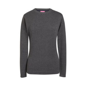 Brook Taverner Helena Crew Neck Jumper 2384 - Charcoal