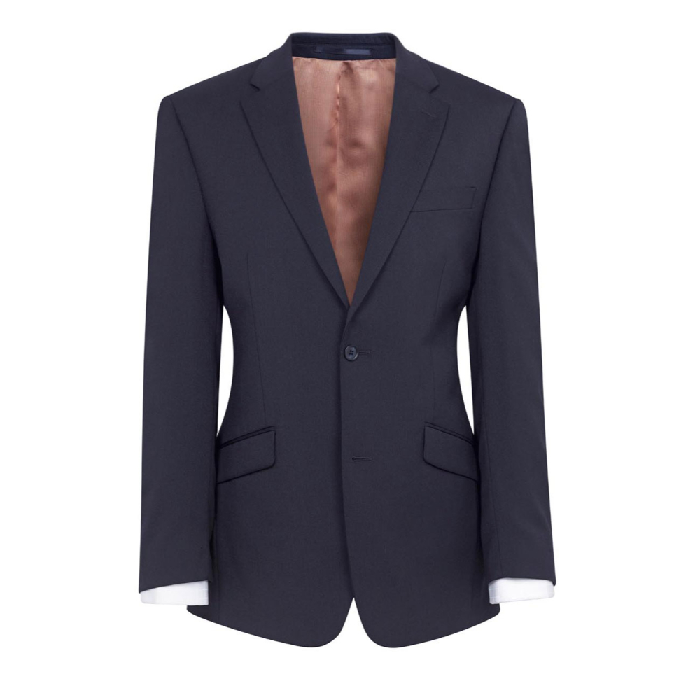 Brook Taverner Aldwych Tailored Fit Jacket 3125 - Navy Plain