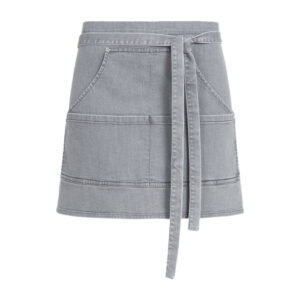 Greiff Schortje denim 77x40 cm 41419-6900 - denim lichtgrijs