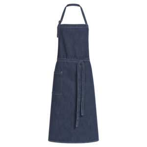 Greiff Halterschort denim 77x100 cm 44127-6900 - denim blauw