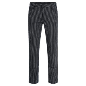 Greiff H pantalon RF Kitchen 5321-1800 - zwart/wit strepen