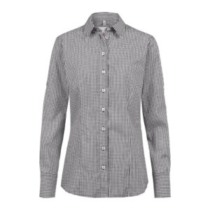 Greiff D blouse 1/1 RF Basic 65213-1170 - vichy zwart geruit
