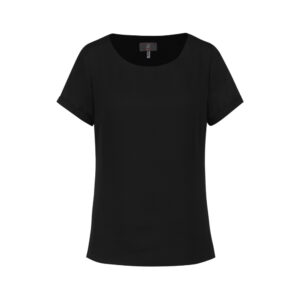 Greiff D blouse van chiffon 1/4 RF 6577-1446 - zwart