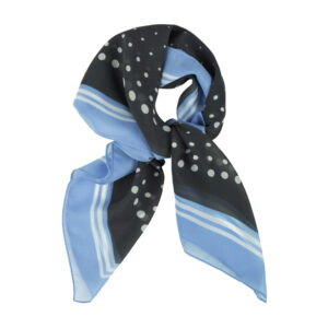 Greiff Doek bedrukt 6901-9920 - bleu/grijs gespikkeld
