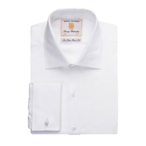 Brook Taverner Andora Men's L/S Shirt 7656 - White H/B