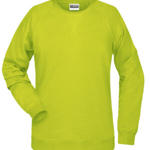 James & Nicholson Ladies' Sweat 8021 - acid-yellow