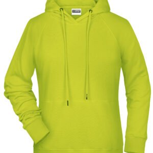 James & Nicholson Ladies' Hoody 8023 - acid-yellow