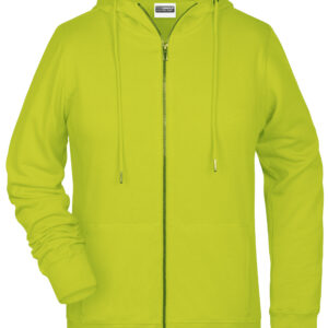 James & Nicholson Ladies' Zip Hoody 8025 - acid-yellow