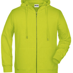 James & Nicholson Men's Zip Hoody 8026 - acid-yellow