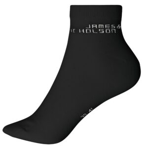 James & Nicholson Organic Sneaker Socks 8031 - black