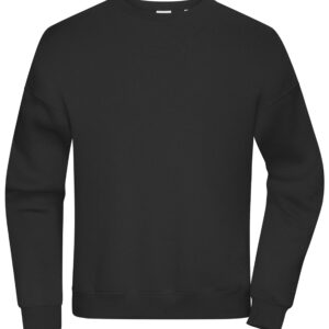 James & Nicholson Oversized Sweat UNISEX 8042 - black